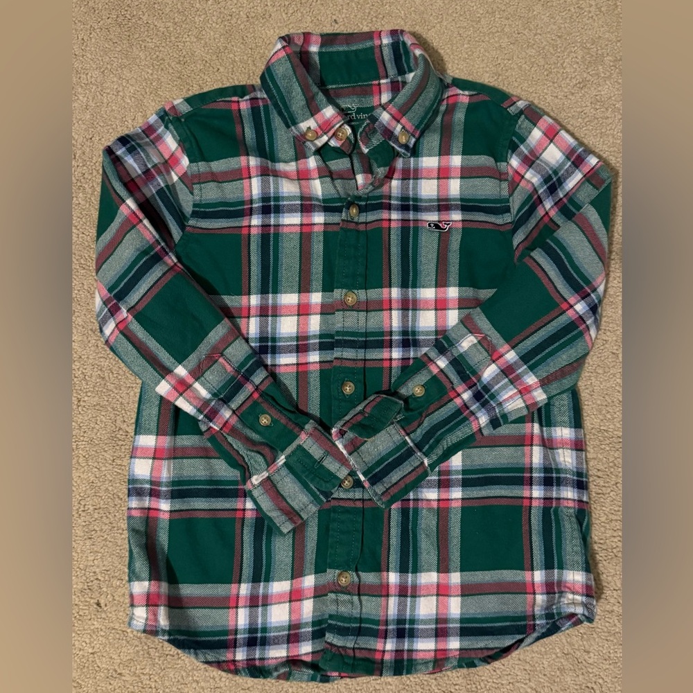 Vineyard vines fleece button down